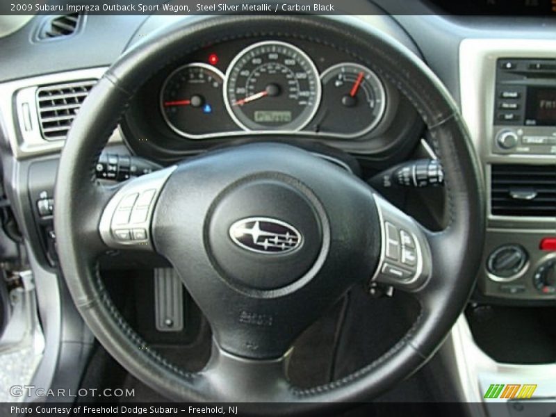 Steel Silver Metallic / Carbon Black 2009 Subaru Impreza Outback Sport Wagon