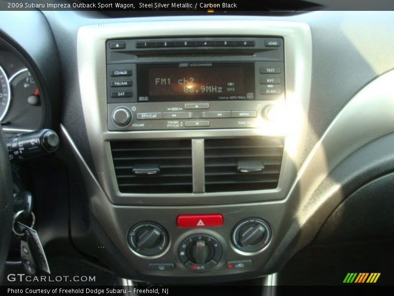 Steel Silver Metallic / Carbon Black 2009 Subaru Impreza Outback Sport Wagon