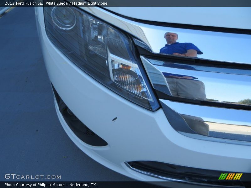 White Suede / Medium Light Stone 2012 Ford Fusion SE