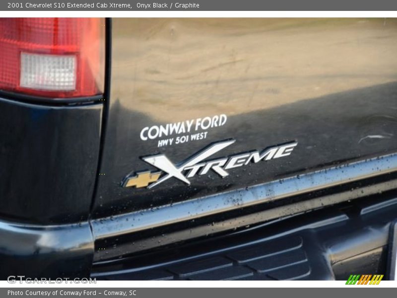 Onyx Black / Graphite 2001 Chevrolet S10 Extended Cab Xtreme