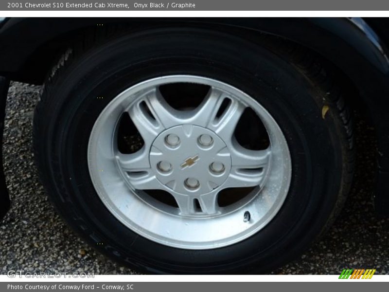 Onyx Black / Graphite 2001 Chevrolet S10 Extended Cab Xtreme
