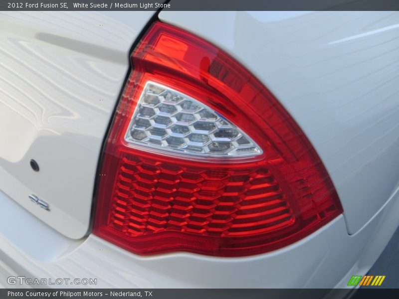 White Suede / Medium Light Stone 2012 Ford Fusion SE