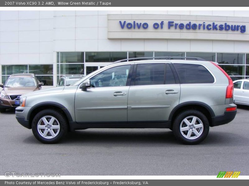 Willow Green Metallic / Taupe 2007 Volvo XC90 3.2 AWD