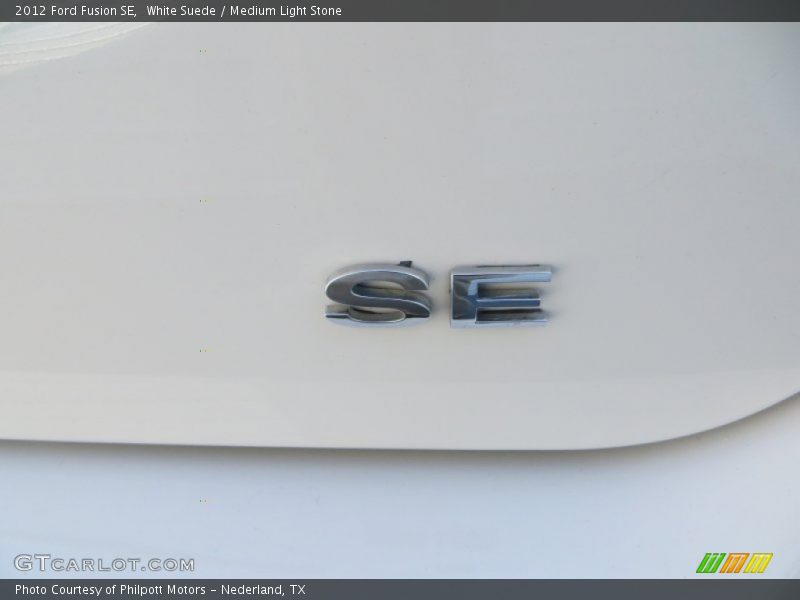 White Suede / Medium Light Stone 2012 Ford Fusion SE