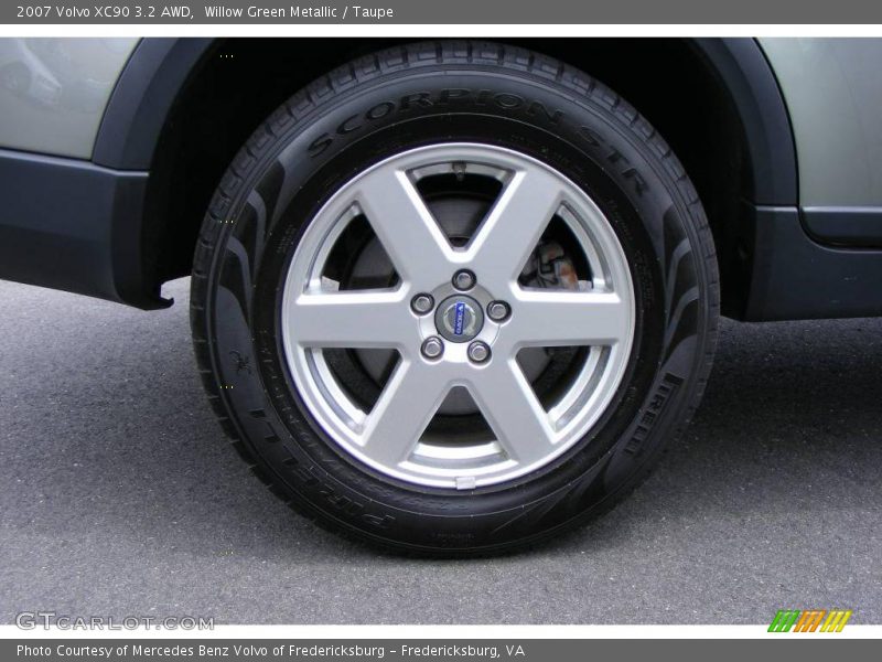 Willow Green Metallic / Taupe 2007 Volvo XC90 3.2 AWD
