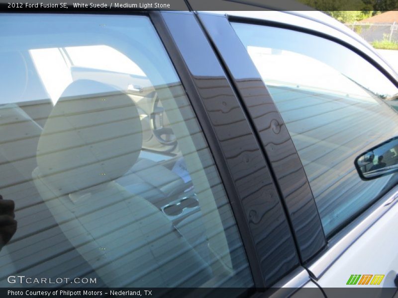 White Suede / Medium Light Stone 2012 Ford Fusion SE