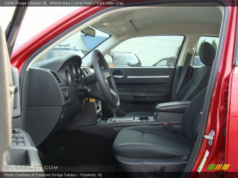 Inferno Red Crystal Pearl / Dark Slate Gray 2008 Dodge Charger SE
