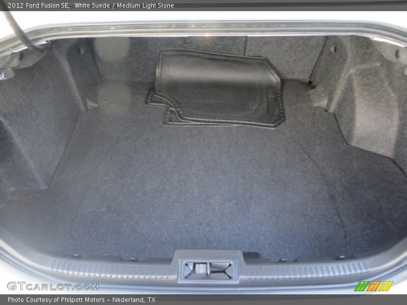 White Suede / Medium Light Stone 2012 Ford Fusion SE