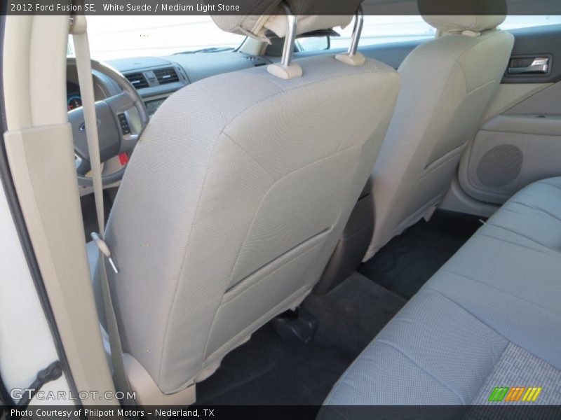 White Suede / Medium Light Stone 2012 Ford Fusion SE