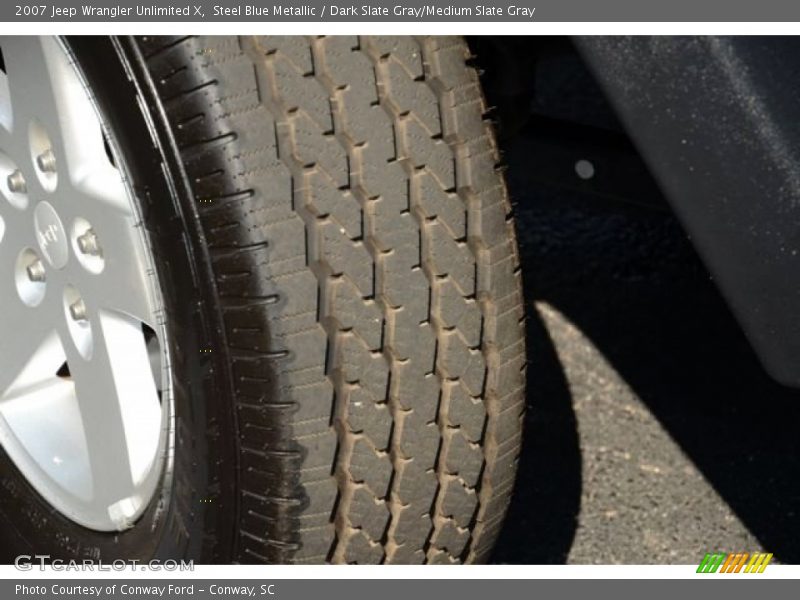 Steel Blue Metallic / Dark Slate Gray/Medium Slate Gray 2007 Jeep Wrangler Unlimited X