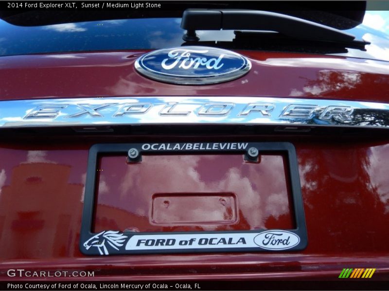 Sunset / Medium Light Stone 2014 Ford Explorer XLT