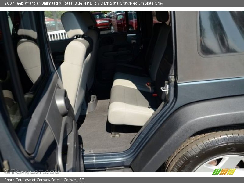 Steel Blue Metallic / Dark Slate Gray/Medium Slate Gray 2007 Jeep Wrangler Unlimited X