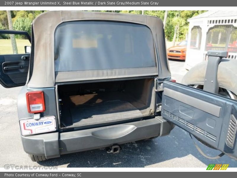 Steel Blue Metallic / Dark Slate Gray/Medium Slate Gray 2007 Jeep Wrangler Unlimited X