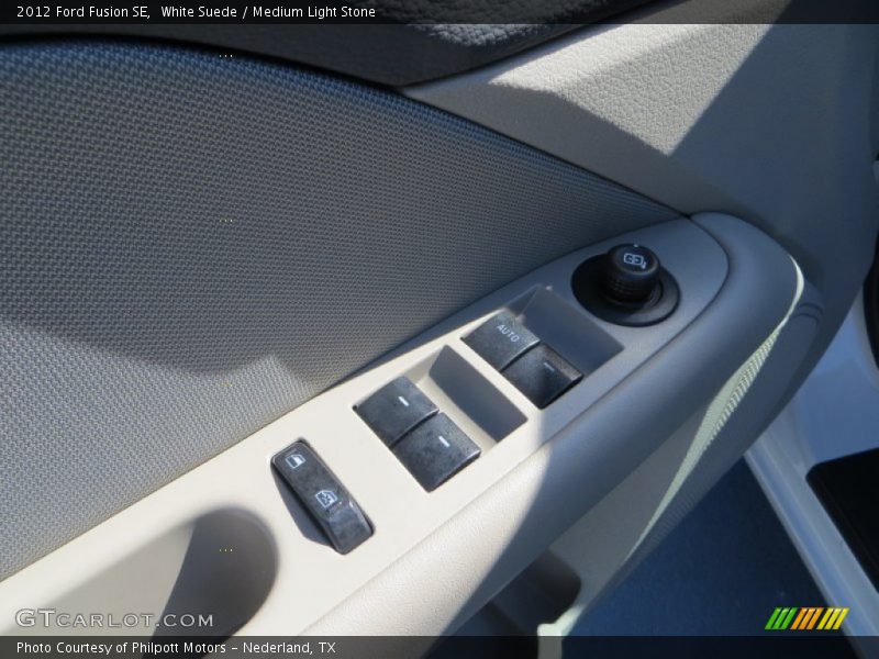 White Suede / Medium Light Stone 2012 Ford Fusion SE