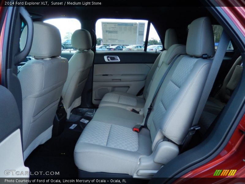 Sunset / Medium Light Stone 2014 Ford Explorer XLT