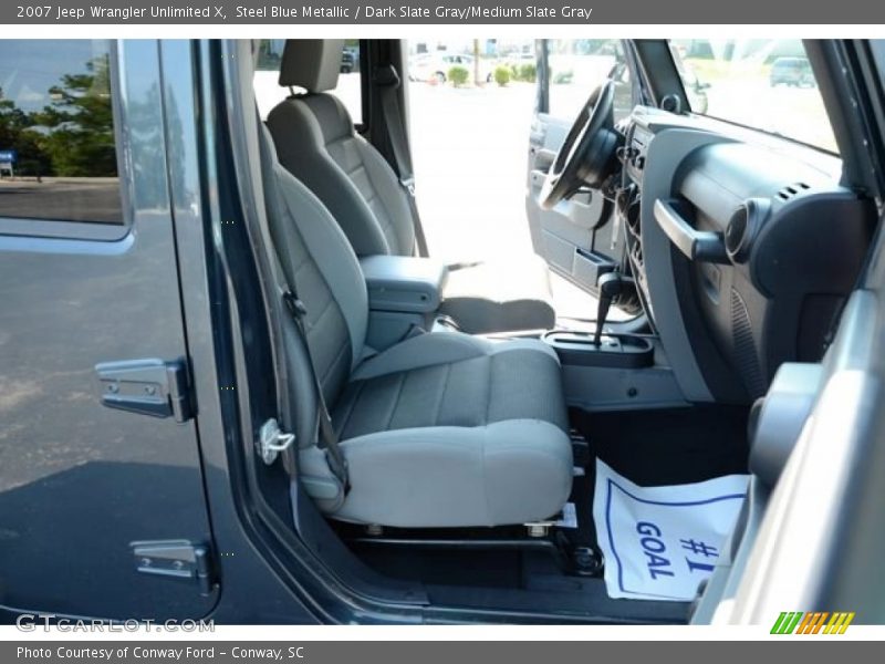 Steel Blue Metallic / Dark Slate Gray/Medium Slate Gray 2007 Jeep Wrangler Unlimited X