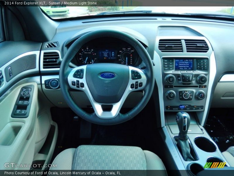 Sunset / Medium Light Stone 2014 Ford Explorer XLT