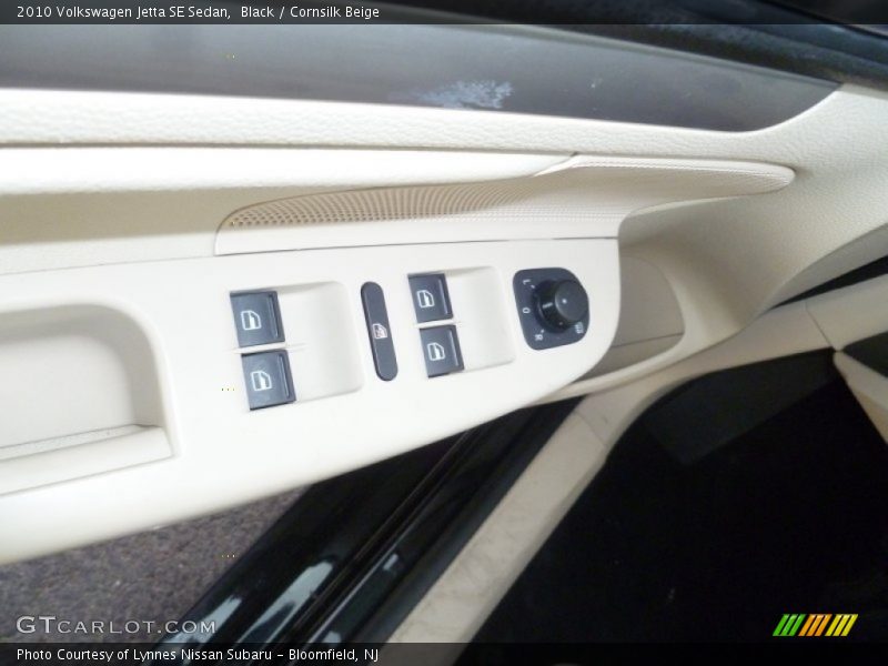 Black / Cornsilk Beige 2010 Volkswagen Jetta SE Sedan