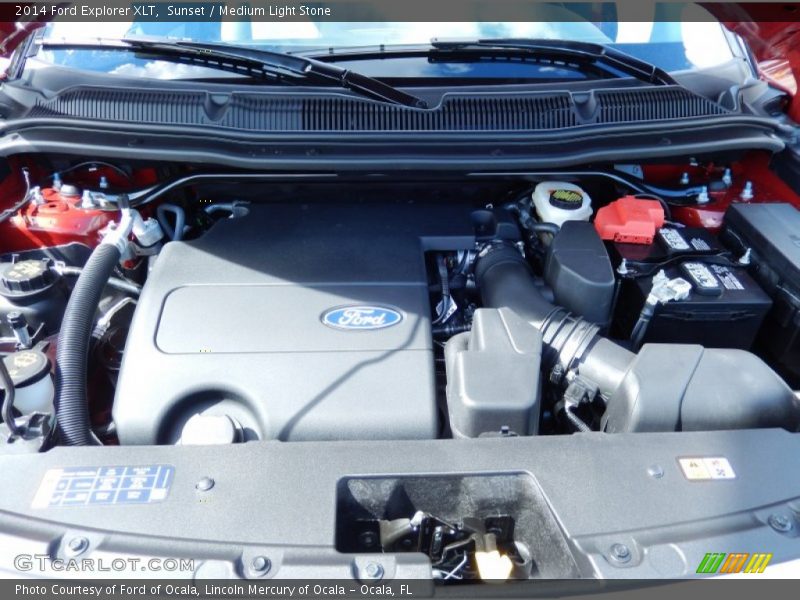 Sunset / Medium Light Stone 2014 Ford Explorer XLT