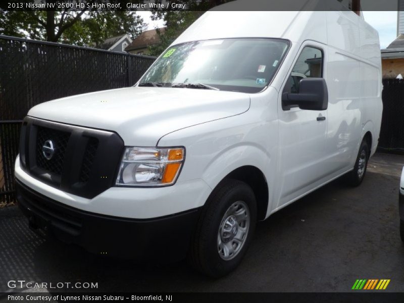 Glacier White / Gray 2013 Nissan NV 2500 HD S High Roof