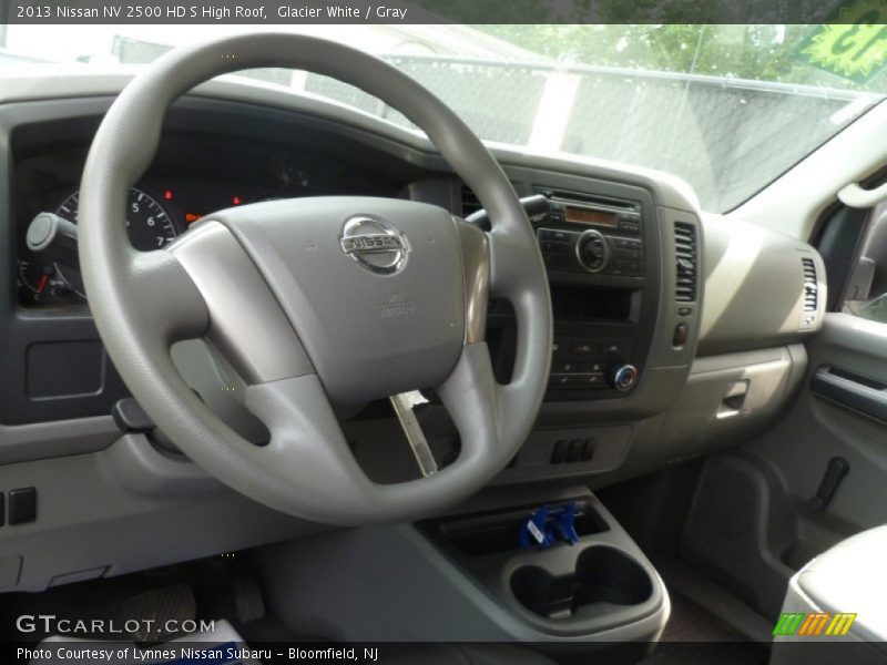 Glacier White / Gray 2013 Nissan NV 2500 HD S High Roof
