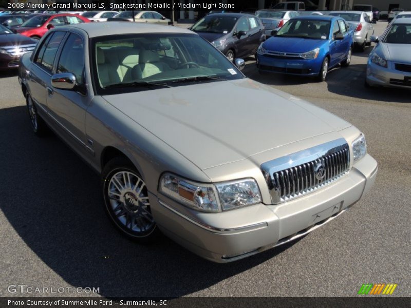 Smokestone Metallic / Medium Light Stone 2008 Mercury Grand Marquis LS