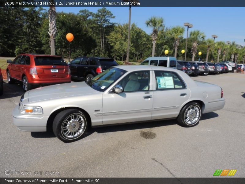Smokestone Metallic / Medium Light Stone 2008 Mercury Grand Marquis LS