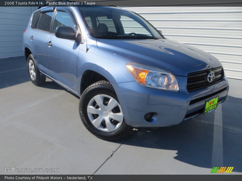 Pacific Blue Metallic / Taupe 2008 Toyota RAV4 I4