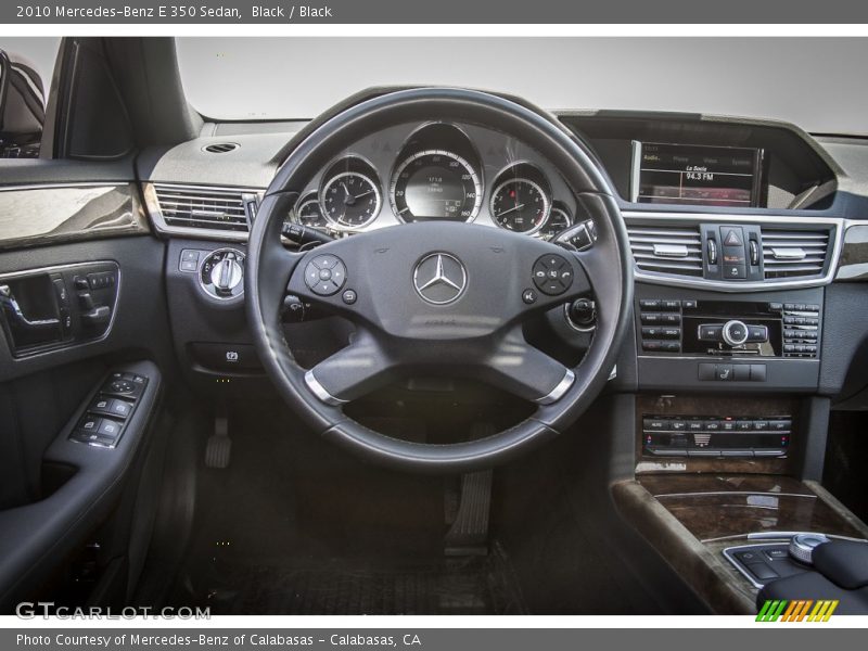 Black / Black 2010 Mercedes-Benz E 350 Sedan