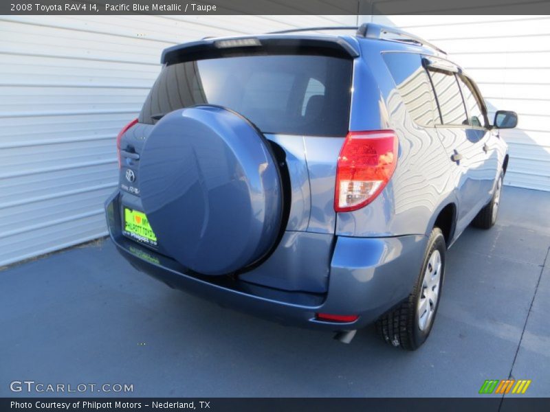 Pacific Blue Metallic / Taupe 2008 Toyota RAV4 I4