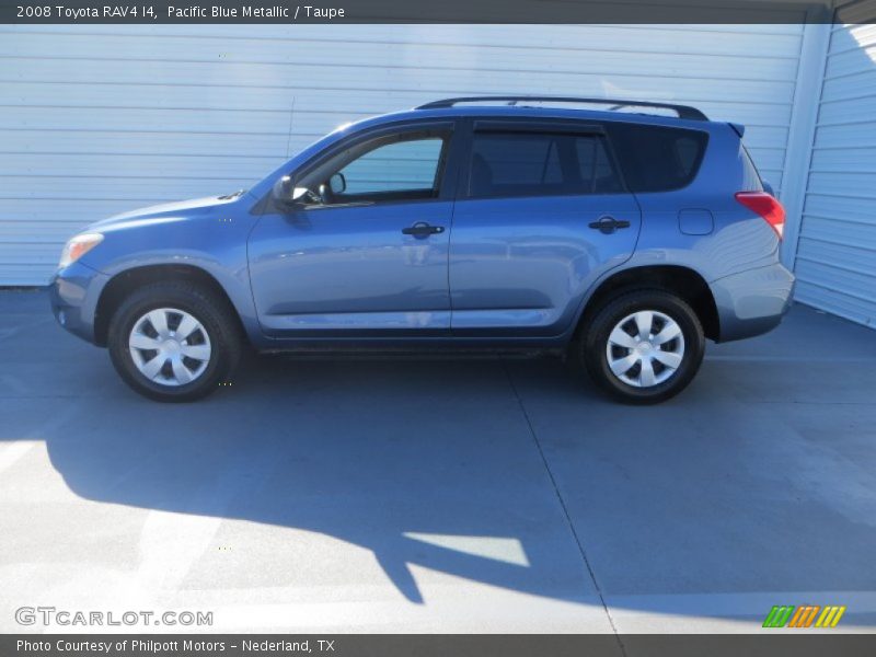 Pacific Blue Metallic / Taupe 2008 Toyota RAV4 I4