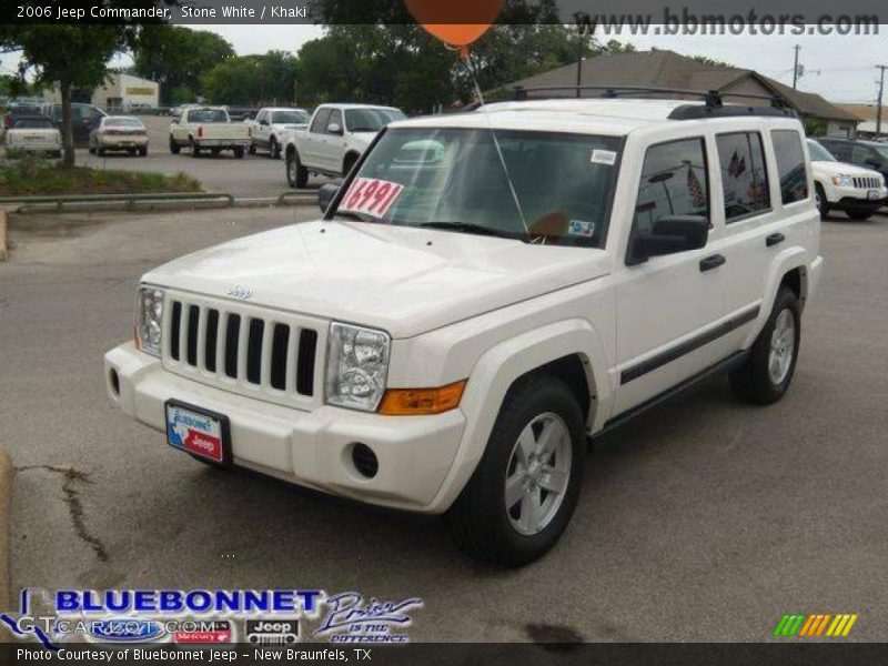 Stone White / Khaki 2006 Jeep Commander