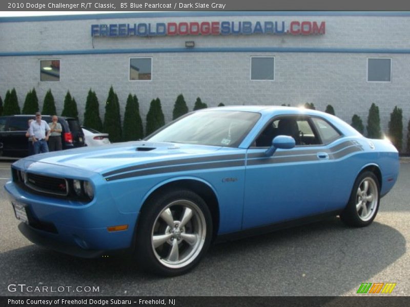 B5 Blue Pearlcoat / Dark Slate Gray 2010 Dodge Challenger R/T Classic