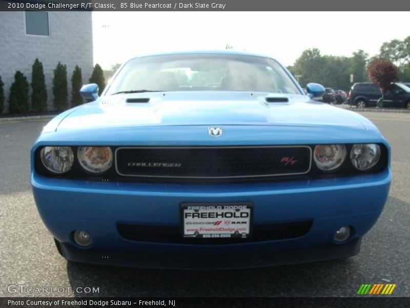 B5 Blue Pearlcoat / Dark Slate Gray 2010 Dodge Challenger R/T Classic