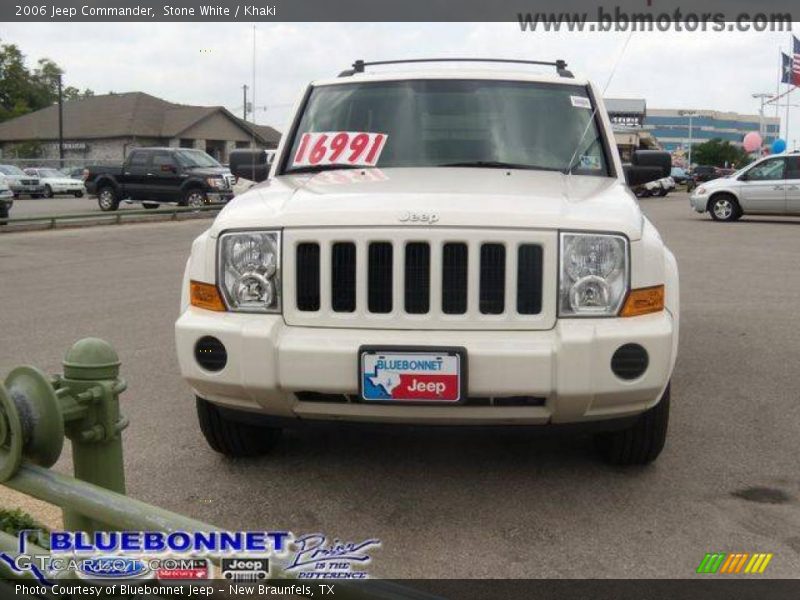 Stone White / Khaki 2006 Jeep Commander