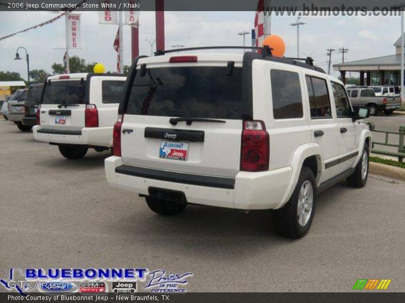 Stone White / Khaki 2006 Jeep Commander