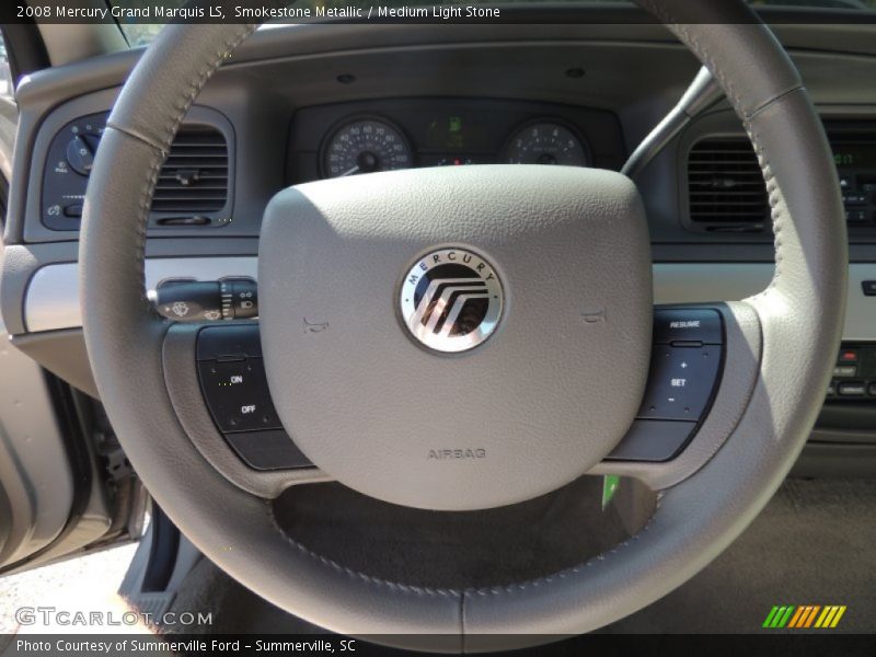 Smokestone Metallic / Medium Light Stone 2008 Mercury Grand Marquis LS
