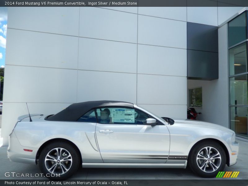  2014 Mustang V6 Premium Convertible Ingot Silver