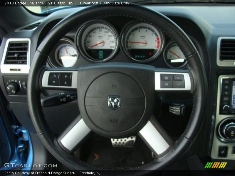 B5 Blue Pearlcoat / Dark Slate Gray 2010 Dodge Challenger R/T Classic