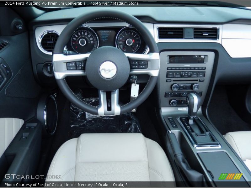 Dashboard of 2014 Mustang V6 Premium Convertible