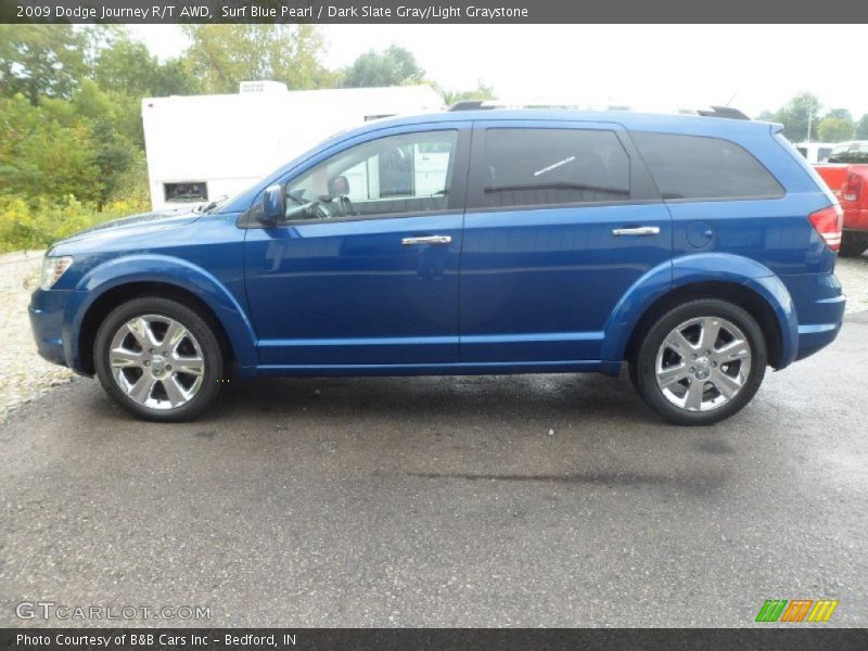 Surf Blue Pearl / Dark Slate Gray/Light Graystone 2009 Dodge Journey R/T AWD
