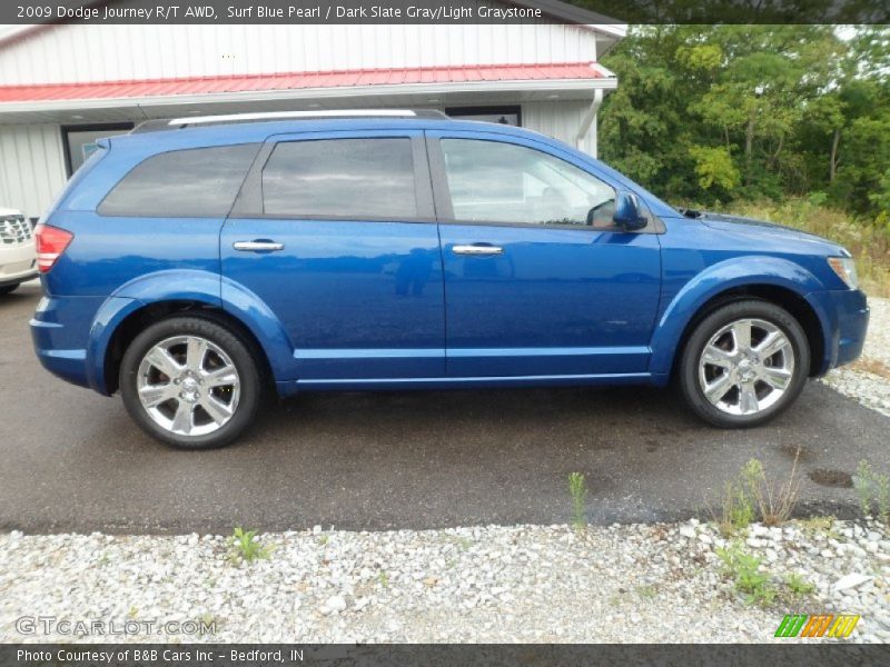 Surf Blue Pearl / Dark Slate Gray/Light Graystone 2009 Dodge Journey R/T AWD