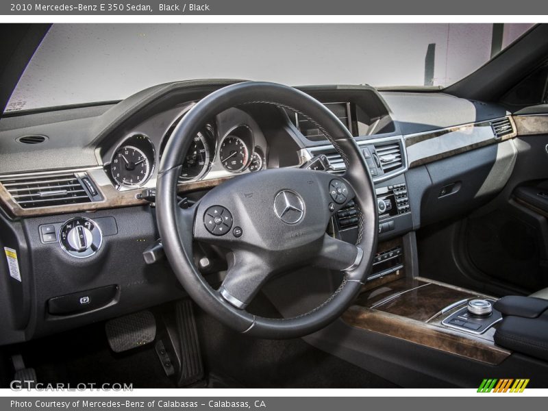 Black / Black 2010 Mercedes-Benz E 350 Sedan