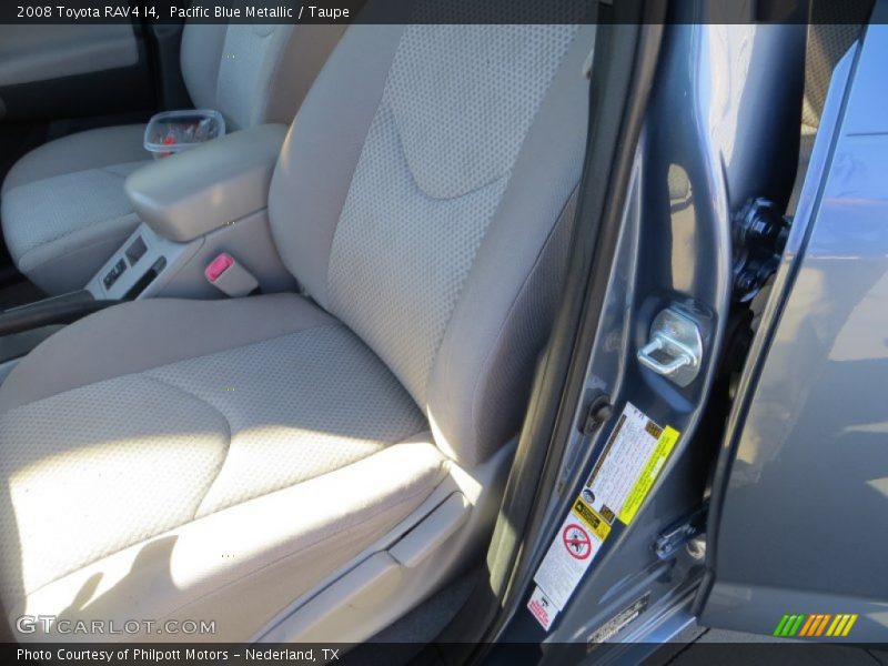 Pacific Blue Metallic / Taupe 2008 Toyota RAV4 I4