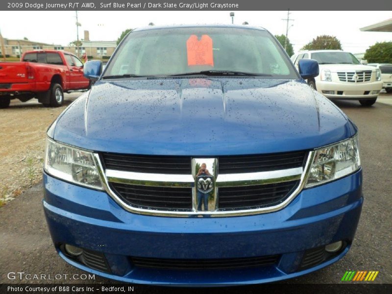 Surf Blue Pearl / Dark Slate Gray/Light Graystone 2009 Dodge Journey R/T AWD