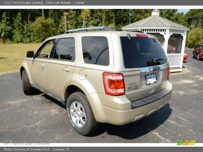 Gold Leaf Metallic / Camel 2011 Ford Escape Limited