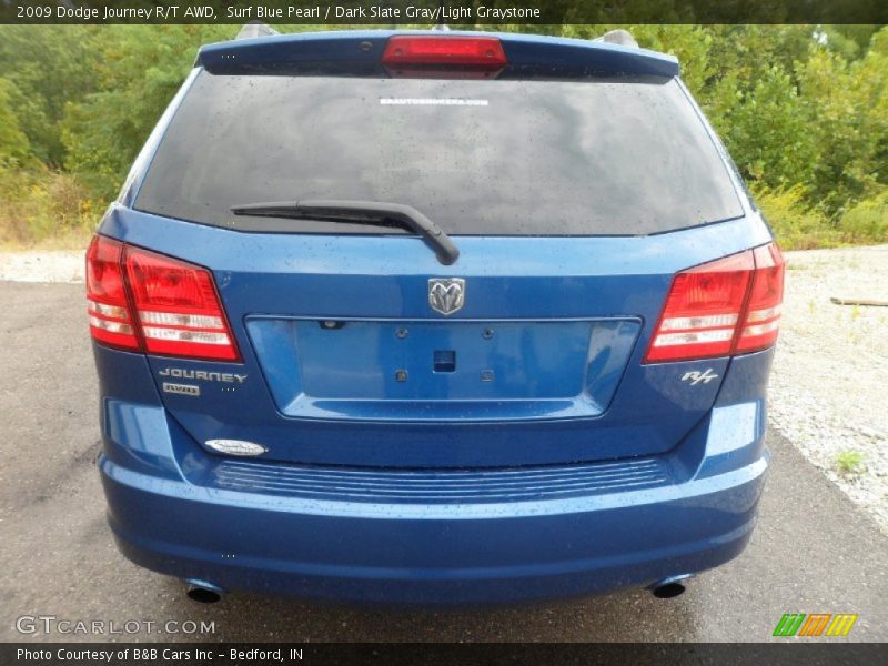 Surf Blue Pearl / Dark Slate Gray/Light Graystone 2009 Dodge Journey R/T AWD