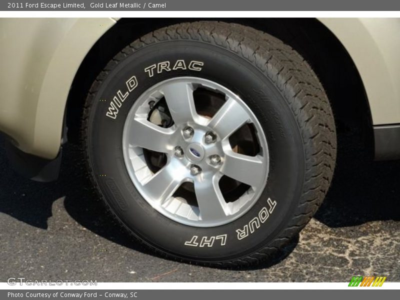 Gold Leaf Metallic / Camel 2011 Ford Escape Limited