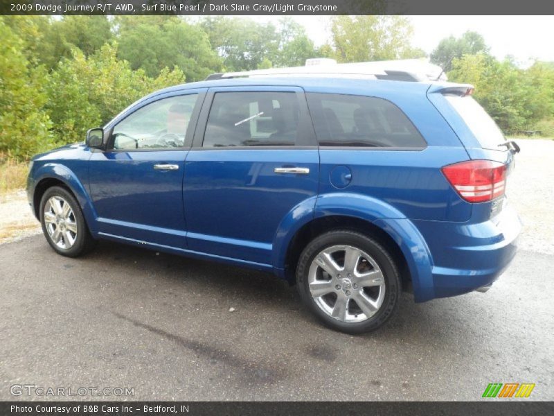 Surf Blue Pearl / Dark Slate Gray/Light Graystone 2009 Dodge Journey R/T AWD