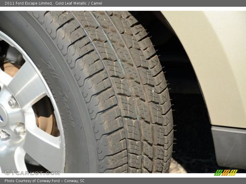 Gold Leaf Metallic / Camel 2011 Ford Escape Limited